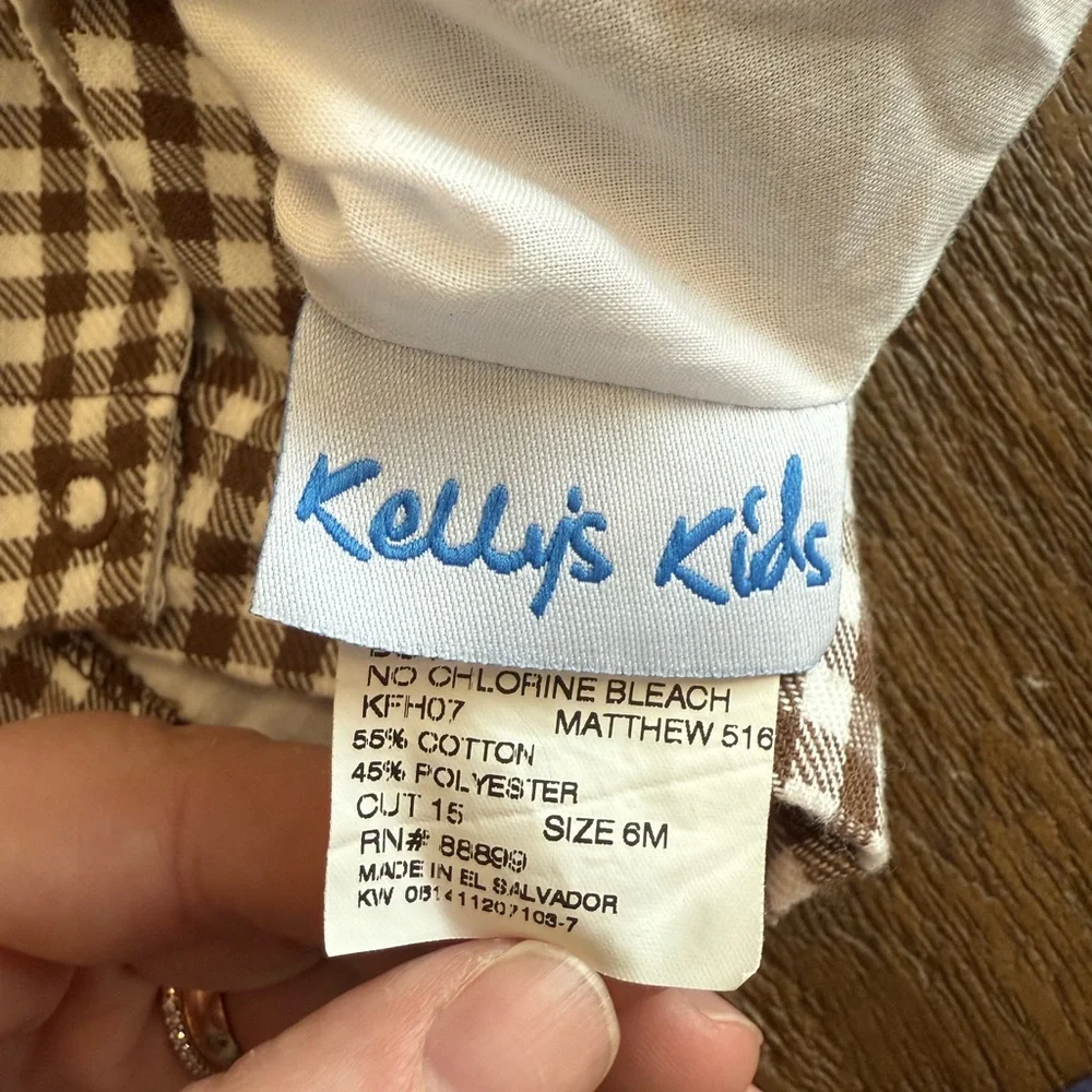 Turkey Gingham Overall - Picture 5 of 5
